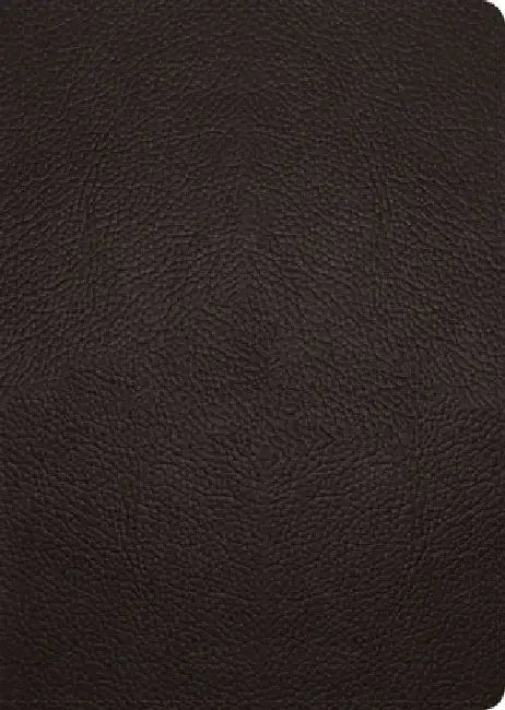 ESV Study Bible, Large Print (Buffalo Leather, Deep Brown)