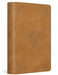 ESV Large Print Bible (Trutone, Nubuck Caramel, Fleur-De-Lis Design)