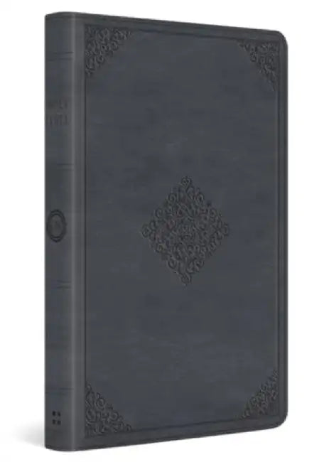 ESV Large Print Thinline Bible (Trutone, Azurite Blue, Ornament Design)