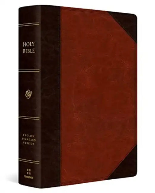 ESV Super Giant Print Bible (Trutone, Brown/Cordovan, Portfolio Design)