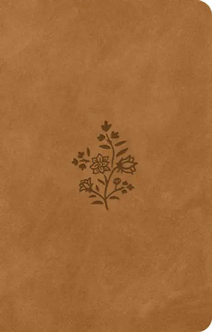ESV Premium Gift Bible (Trutone, Nubuck Caramel, Wildflower Design)