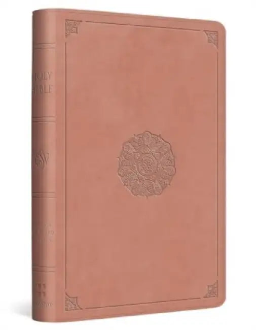 ESV Compact Bible (Trutone, Blush Rose, Emblem Design)