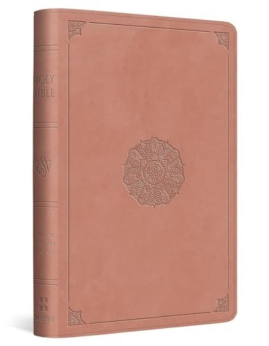 ESV Compact Bible (Trutone, Blush Rose, Emblem Design)