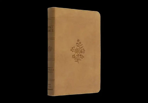 ESV Compact Bible (Trutone, Nubuck Caramel, Wildflower Design)