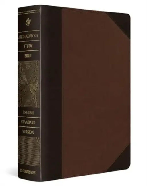 ESV Archaeology Study Bible (Trutone, Brown/Walnut, Portfolio Design) by David L. Adams