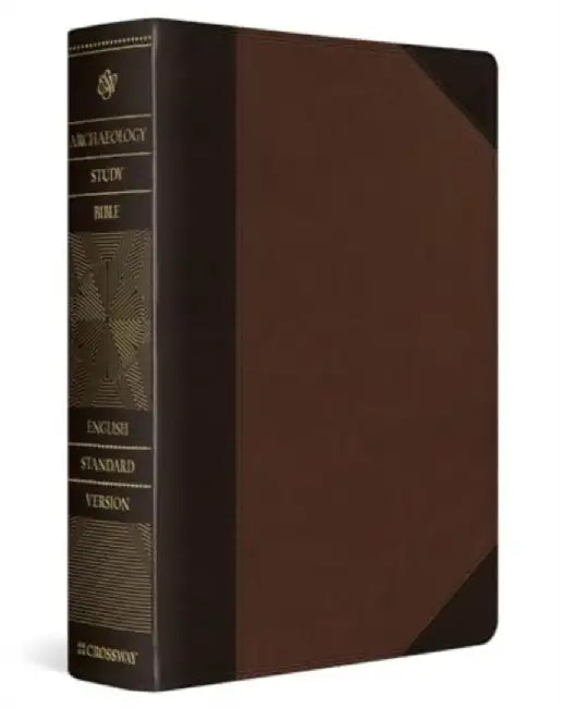 ESV Archaeology Study Bible (Trutone, Brown/Walnut, Portfolio Design) by David L. Adams