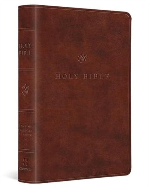 ESV Value Large Print Compact Bible (Trutone, Chestnut)