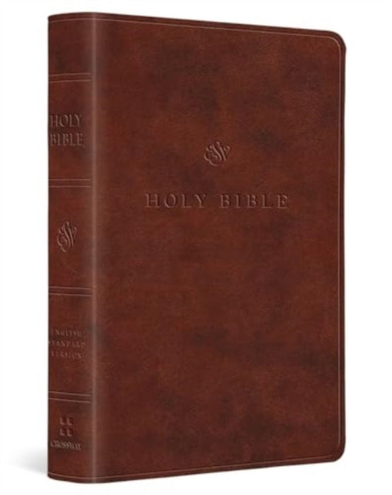 ESV Value Large Print Compact Bible (Trutone, Chestnut)
