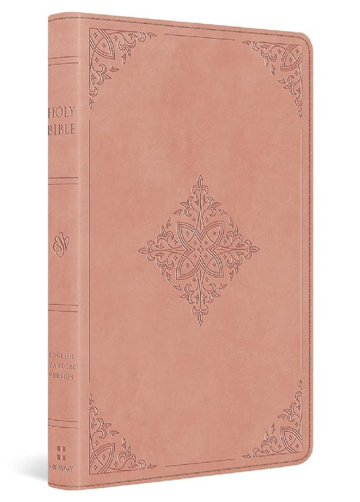 ESV Large Print Value Thinline Bible (Trutone, Blush Rose, Fleur-De-Lis Design) by 