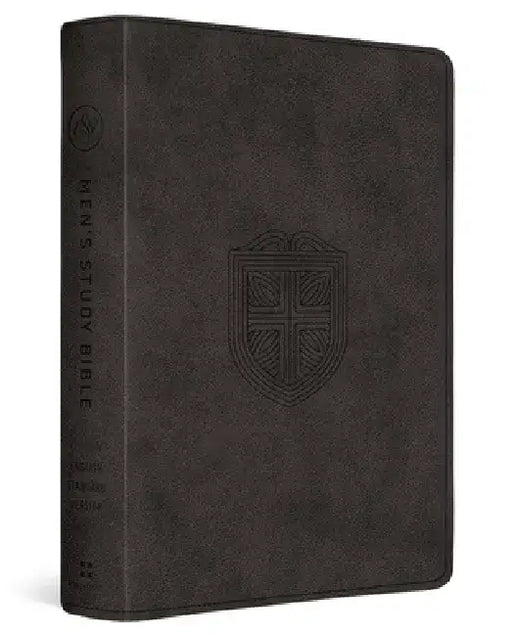 ESV Men's Study Bible (Trutone, Charcoal, Shield Design) by Ray Ortlund