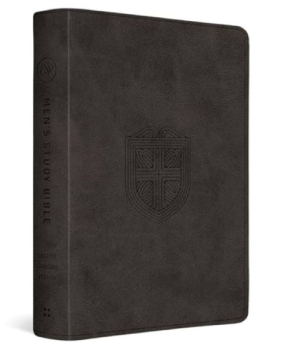 ESV Men's Study Bible (Trutone, Charcoal, Shield Design) by Ray Ortlund