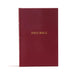 CSB Pew Bible, Garnet by Csb Bibles by Holman