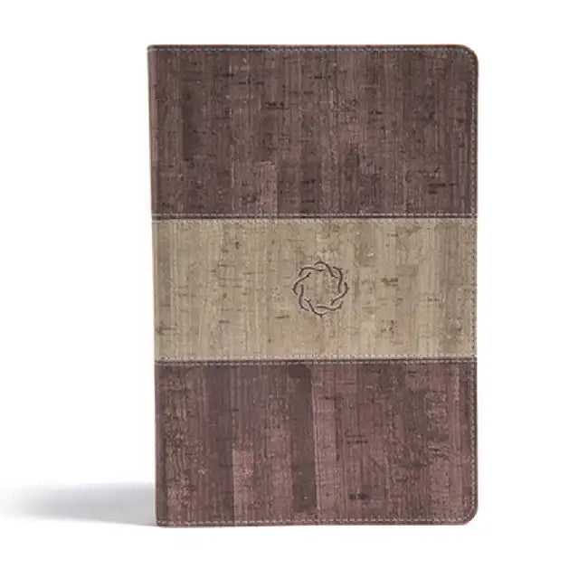 CSB Essential Teen Study Bible, Weathered Gray Cork Leathertouch by Csb Bibles by Holman