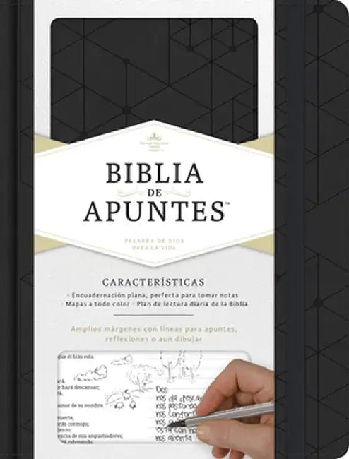 Rvr 1960 Biblia de Apuntes, Negro Simil Piel by B&h Espanol Editorial