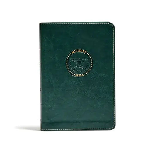 CSB Military Bible, Green Leathertouch by Csb Bibles by Holman