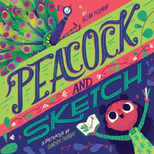 Peacock and Sketch by Allan Peterkin