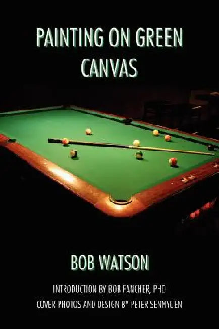 Painting on Green Canvas by Bob Watson