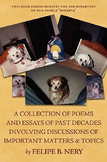 A collection of poems and essays of past decades involving discussions of important matters and topics by Felipe B. Nery