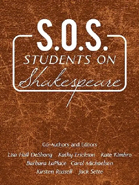 S.O.S.: Students on Shakespeare by Jack Sette