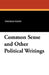 Common Sense and Other Political Writings by Thomas Paine, Nelson F. Adkins