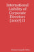 International Liability of Corporate Directors [2007] II by Christian Campbell