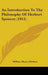 An Introduction To The Philosophy Of Herbert Spencer (1911) by William Henry Hudson