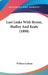 Last Links With Byron, Shelley And Keats (1898) by William Graham