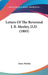 Letters Of The Reverend J. B. Mozley, D.D. (1885) by Anne Mozley