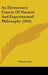 An Elementary Course Of Natural And Experimental Philosophy (1856) by Thomas Tate