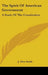 The Spirit Of American Government: A Study Of The Constitution: Its Origin, Influence And Relation To Democracy (1907) by J. Allen Smith