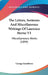 The Letters, Sermons And Miscellaneous Writings Of Laurence Sterne V1: Miscellaneous Works (1894) by George Saintsbury