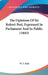 The Opinions Of Sir Robert Peel, Expressed In Parliament And In Public (1843) by W. T. Haly