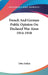 French And German Public Opinion On Declared War Aims 1914-1918 by Ebba Dahlin