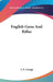 English Guns And Rifles by J. N. George