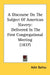 A Discourse On The Subject Of American Slavery: Delivered In The First Congregational Meeting (1837) by Adin Ballou