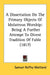 A Dissertation On The Primary Objects Of Idolatrous Worship: Being A Further Attempt To Divest Tradition Of Fable (1817) by Samuel Roffey Maitland