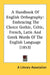 A Handbook Of English Orthography: Embracing The Choice Gothic, Celtic, French, Latin And Greek Words Of The English Language (1853) by A Literary Association