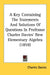 A Key Containing The Statements And Solutions Of Questions In Professor Charles Davies' New Elementary Algebra (1859) by Charles Davies