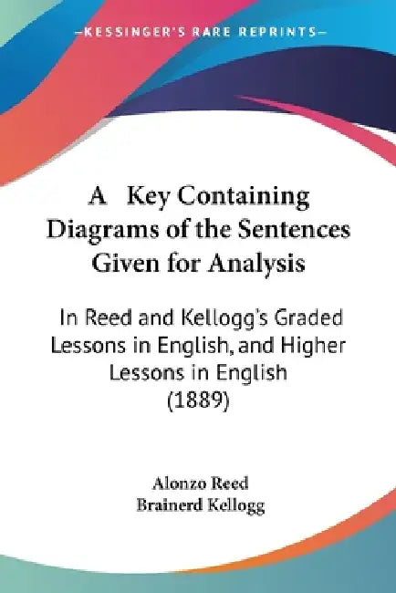 A Key Containing Diagrams of the Sentences Given for Analysis: In Reed and Kellogg's Graded Lessons in English, and Higher Lessons in English (1889) by Alonzo Reed, Brainerd Kellogg