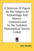 A Selection Of Papers On The Subjects Of Archaeology And History: Communicated To The Yorkshire Philosophical Society (1864) by John Kenrick