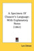 A Specimen Of Chaucer's Language: With Explanatory Notes (1861) by Lars Edman