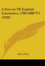 A Survey Of English Literature, 1780-1880 V3 (1920) by Oliver Elton