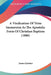 A Vindication Of Trine Immersion As The Apostolic Form Of Christian Baptism (1886) by James Quinter