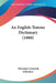 An English-Temme Dictionary (1880) by Christian Frederick Schlenker