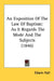 An Exposition Of The Law Of Baptism: As It Regards The Mode And The Subjects (1846) by Edwin Hall