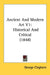 Ancient And Modern Art V1: Historical And Critical (1848) by George Cleghorn