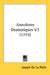 Anecdotes Dramatiques V2 (1775) by Joseph De La Porte