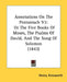Annotations On The Pentateuch V2: Or The Five Books Of Moses, The Psalms Of David, And The Song Of Solomon (1843) by Henry Ainsworth