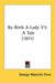 By Birth A Lady V3: A Tale (1871) by George Manville Fenn