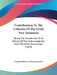 Contributions To The Criticism Of The Greek New Testament: Being The Introduction To An Edition Of The Codex Augiensis And Fifty Other Manuscripts (18 by Frederick Henry Ambrose Scrivener